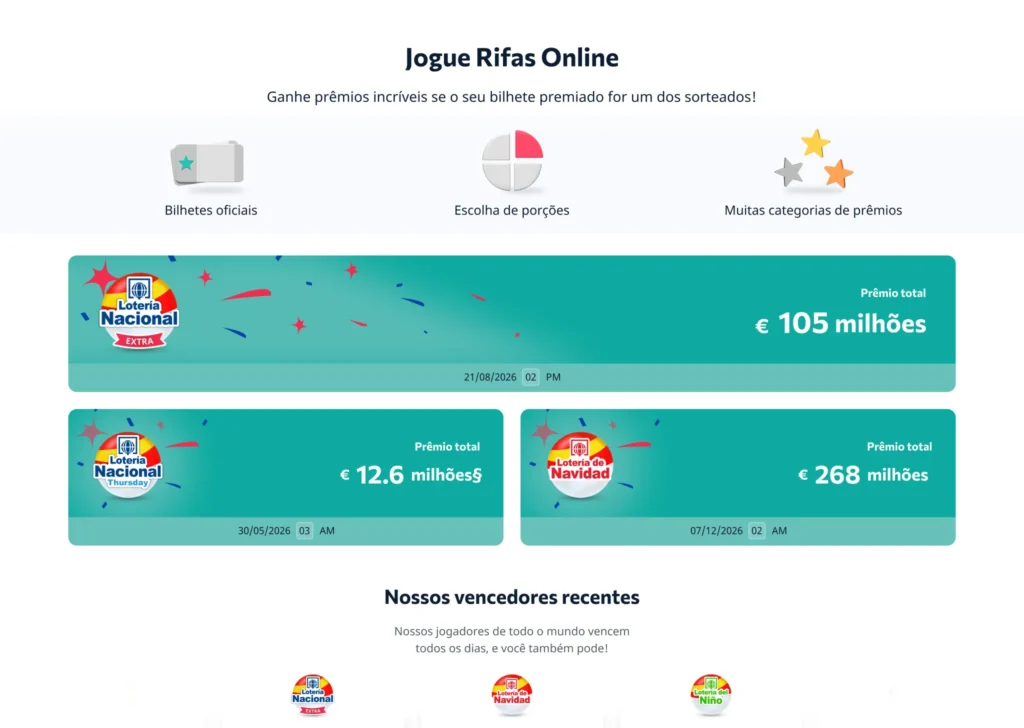 Tudo para suas rifas em uma só interface