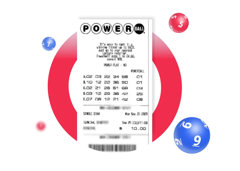 Powerball ticket Powerball ticket